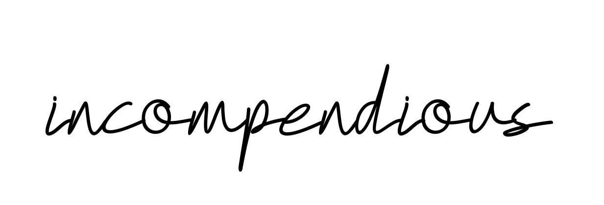 Incompendious signature