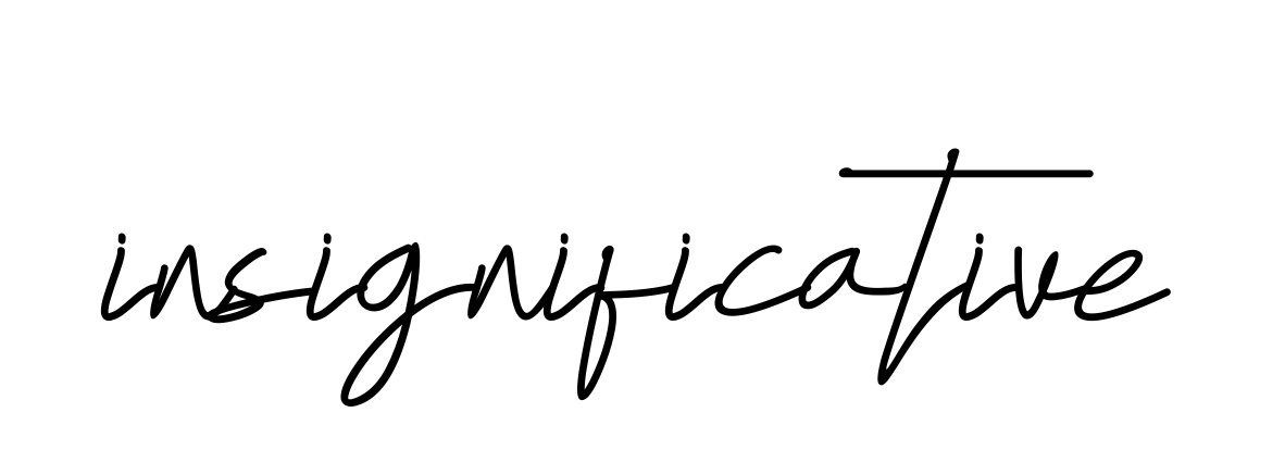 Insignificative signature