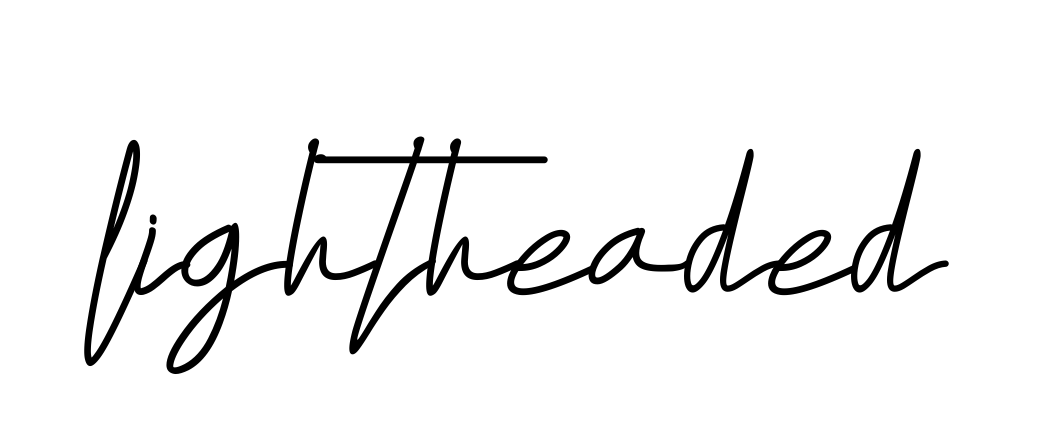 Lightheaded signature