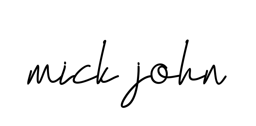 Mick-john signature