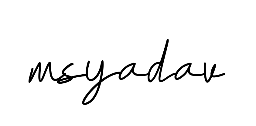 Msyadav signature