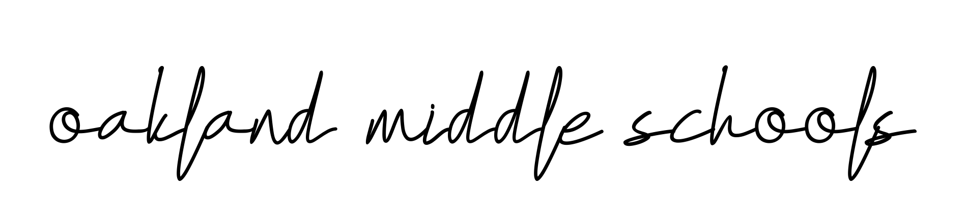 Oakland-middle-schools signature