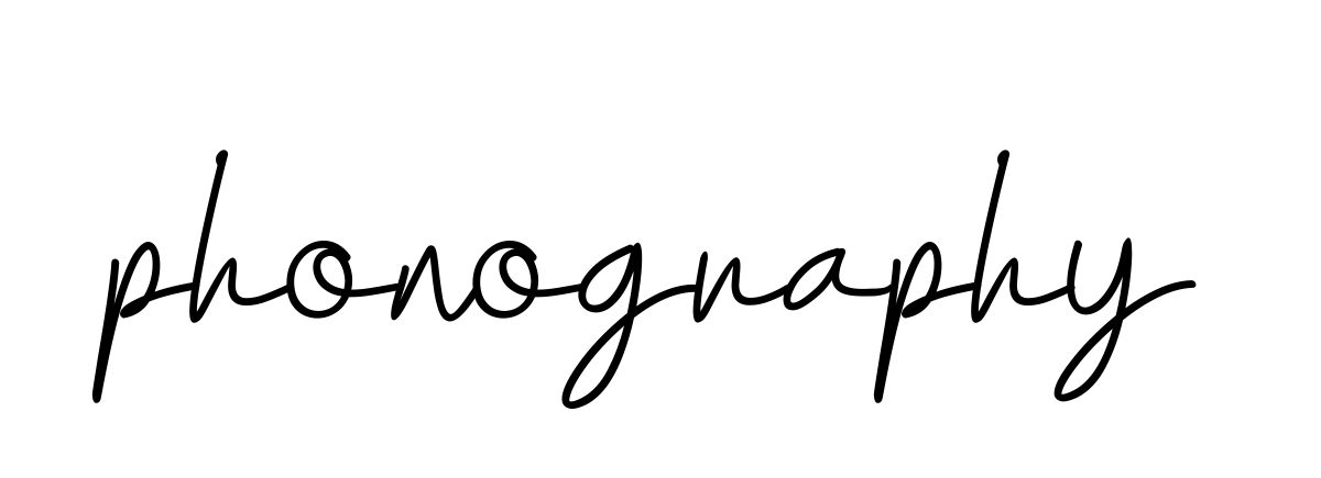 Phonography signature