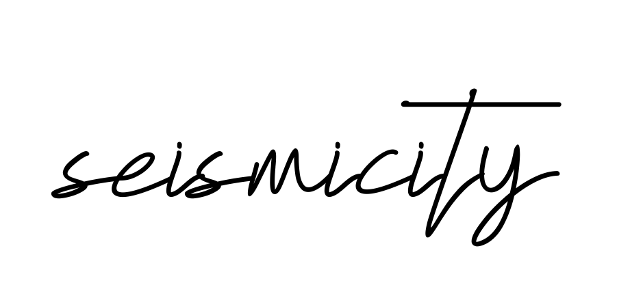 Seismicity signature