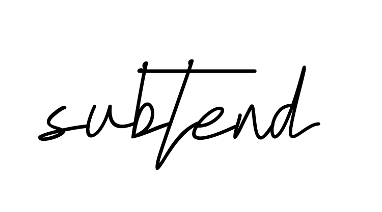 Subtend signature