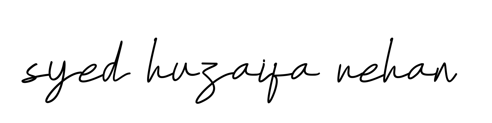 Syed-huzaifa-rehan signature
