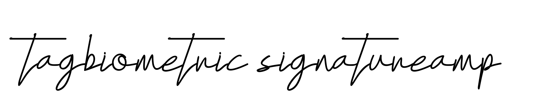 Tagbiometric-signatureamp signature