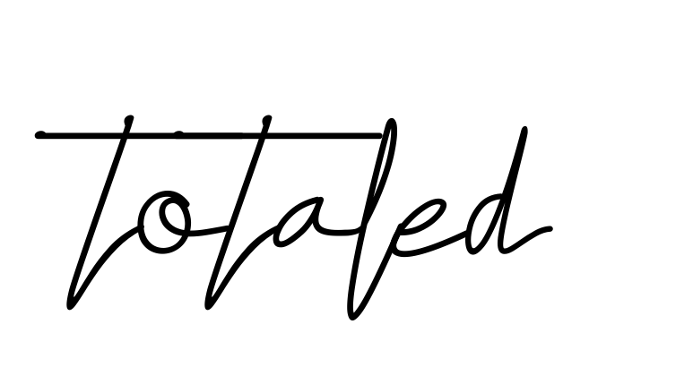 Totaled signature
