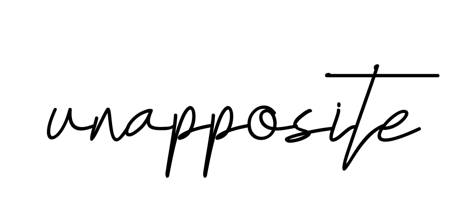 Unapposite signature