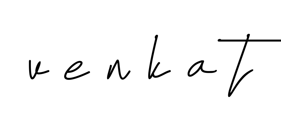 V-e-n-k-a-t signature