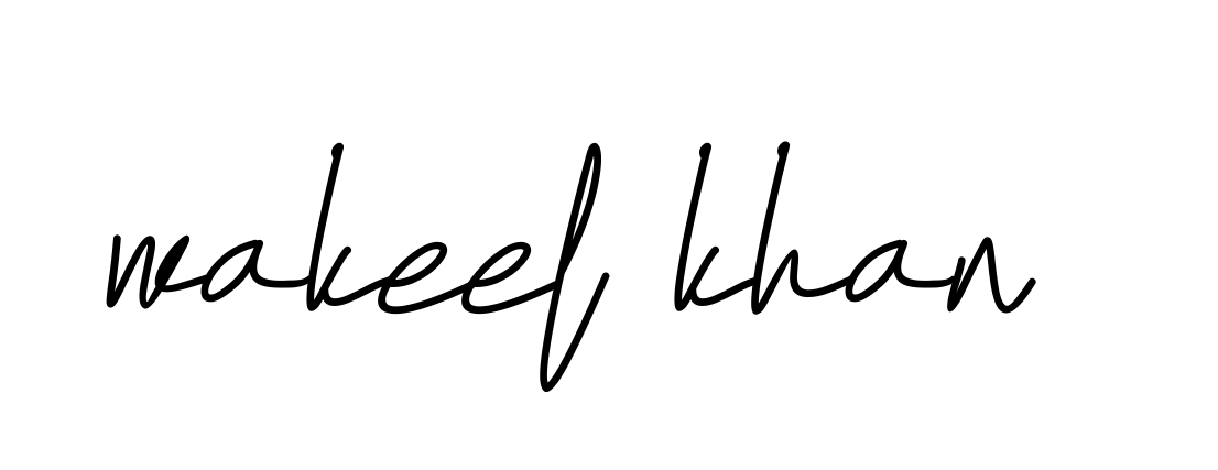 Wakeel-khan- signature