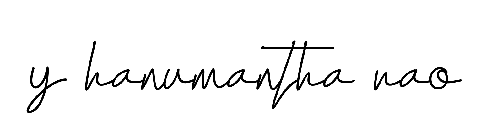 Y-hanumantha-rao signature