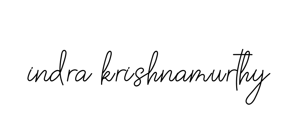 Indra-krishnamurthy signature