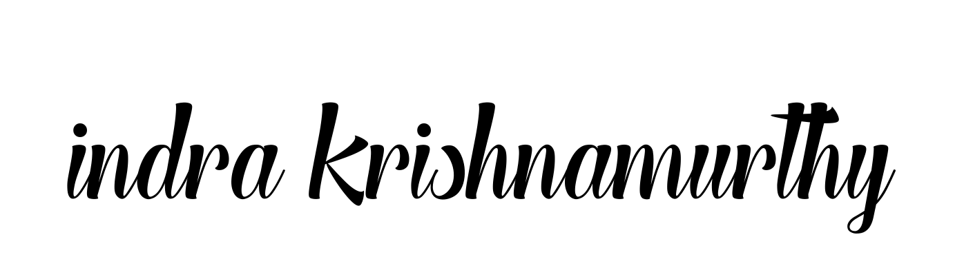 Indra-krishnamurthy signature