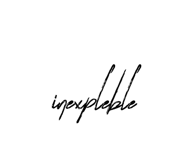 Handwritten Signature for Inexpleble - Style 133 Online