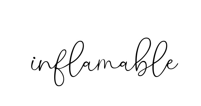 Handwritten Signature for Inflamable - Style 147 Online