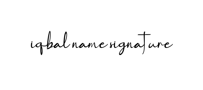 Iqbal-name-signature signature