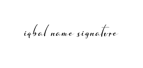 Iqbal-name-signature signature