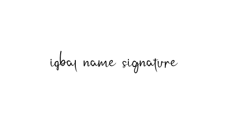 Iqbal-name-signature signature