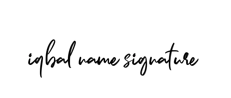 Iqbal-name-signature signature