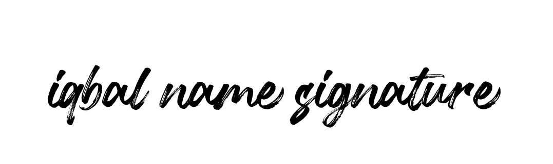 Iqbal-name-signature signature