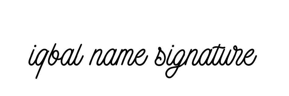 Iqbal-name-signature signature
