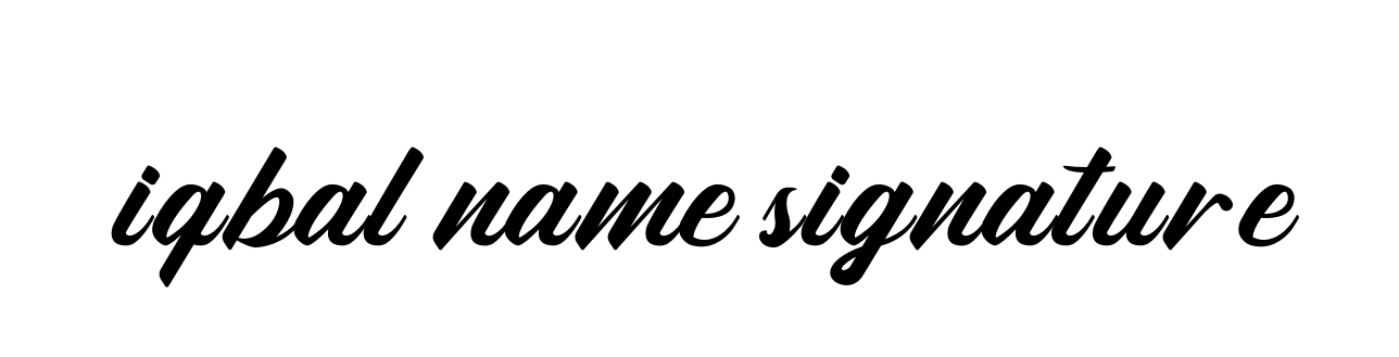 Iqbal-name-signature signature