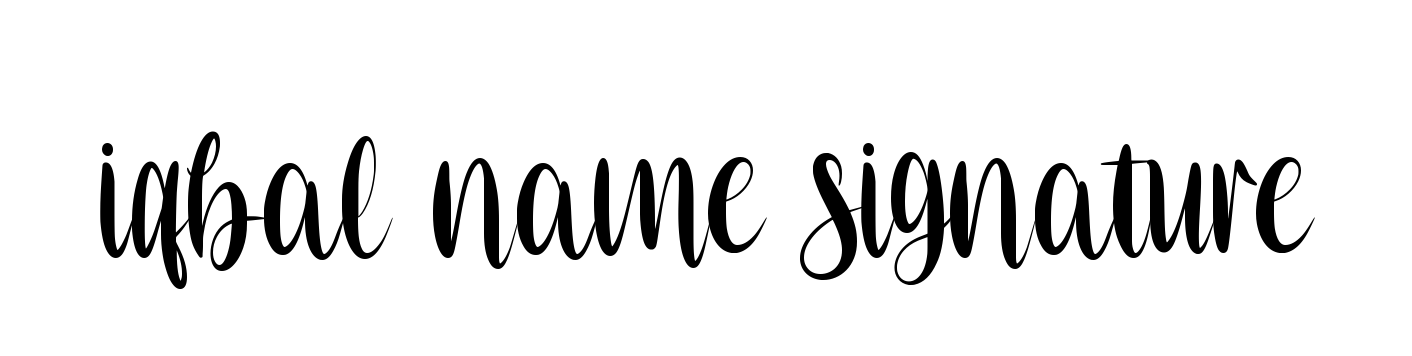 Iqbal-name-signature signature