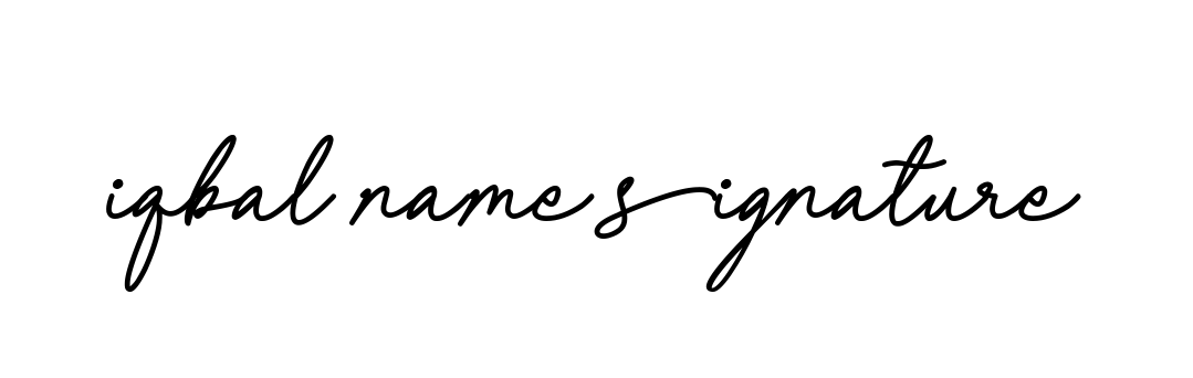 Iqbal-name-signature signature