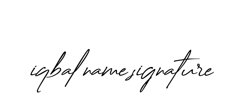 Iqbal-name-signature signature
