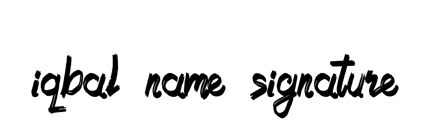 Iqbal-name-signature signature