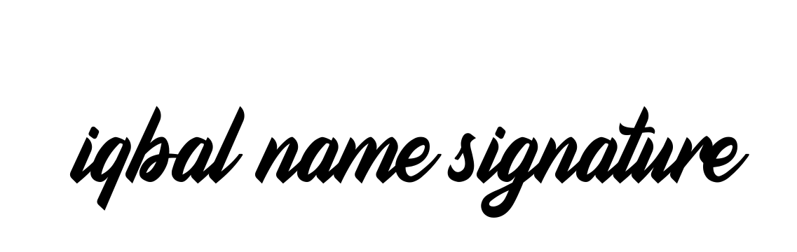 Iqbal-name-signature signature