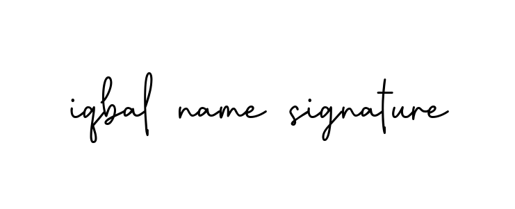Iqbal-name-signature signature