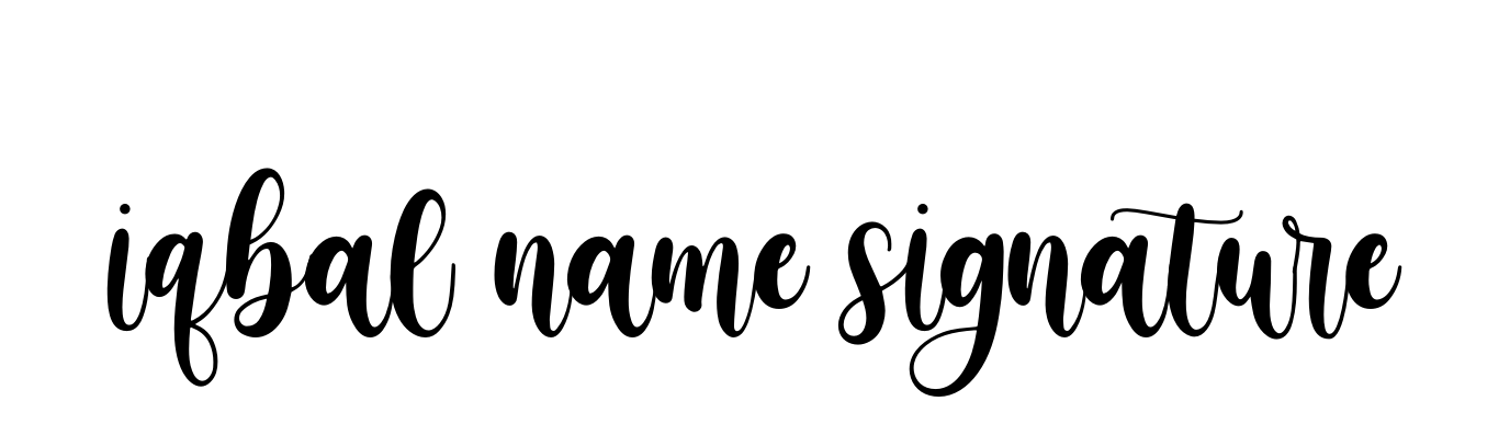 Iqbal-name-signature signature