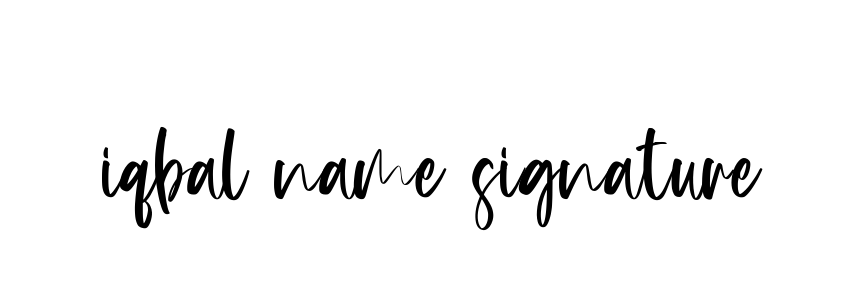 Iqbal-name-signature signature