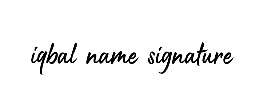 Iqbal-name-signature signature