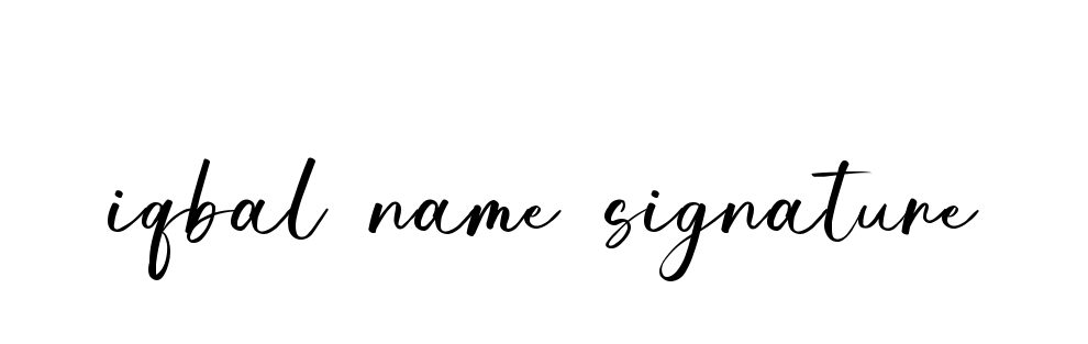 Iqbal-name-signature signature