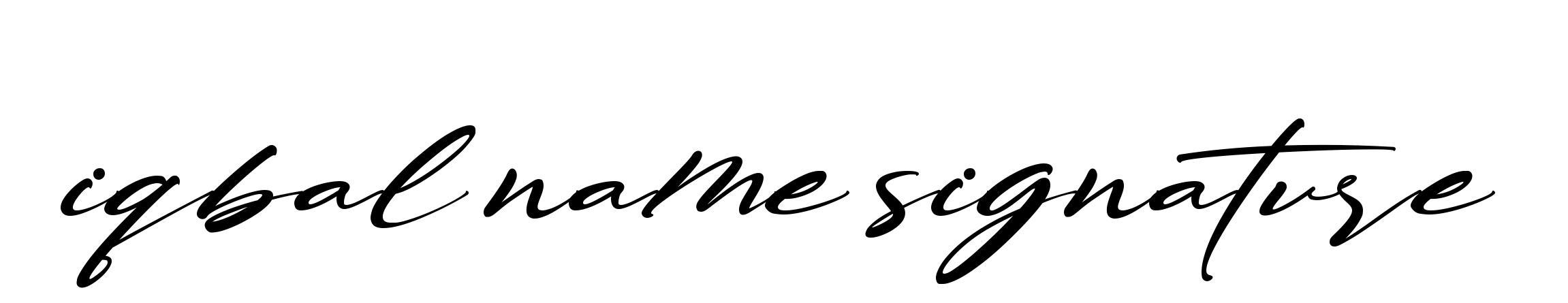 Iqbal-name-signature signature