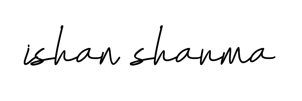 Ishan-sharma signature