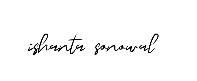Ishanta-sonowal- signature