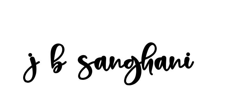 J-b-sanghani signature