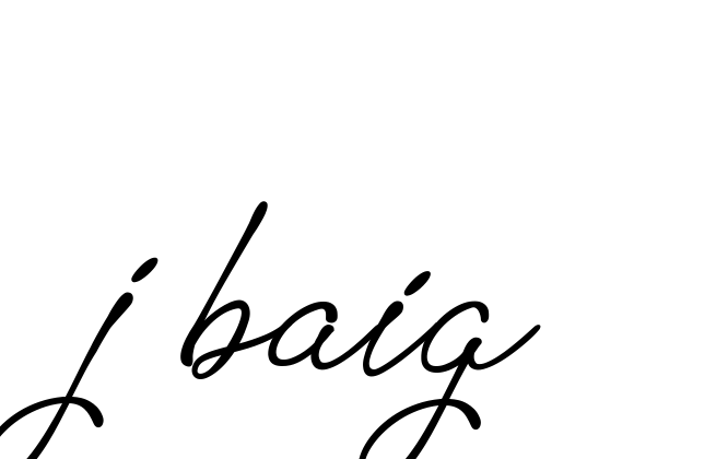Handwritten Signature for J-baig - Style 151 Online