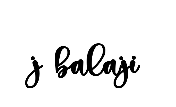 Handwritten Signature for J-balaji - Style 136 Online
