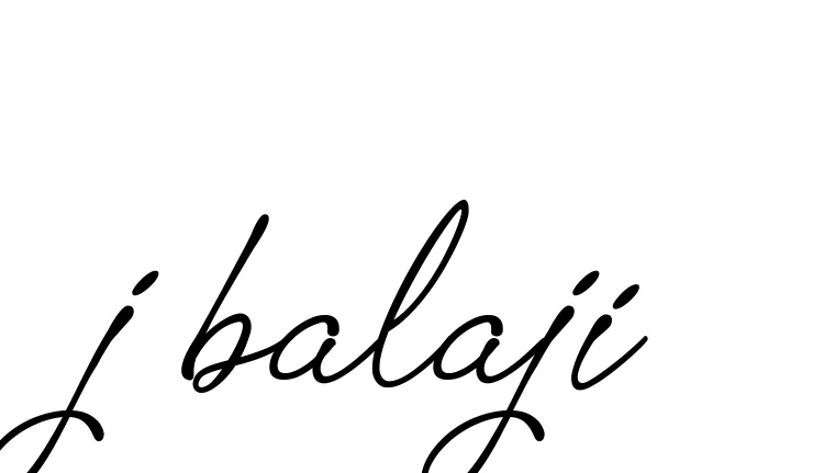 Handwritten Signature for J-balaji - Style 151 Online