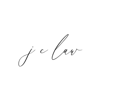 Handwritten Signature for J-c-law - Style 134 Online