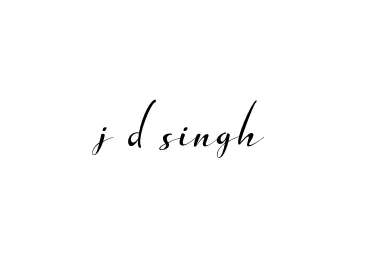 Handwritten Signature for J-d-singh- - Style 132 Online