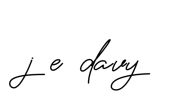 Handwritten Signature for J-e-davy - Style 150 Online