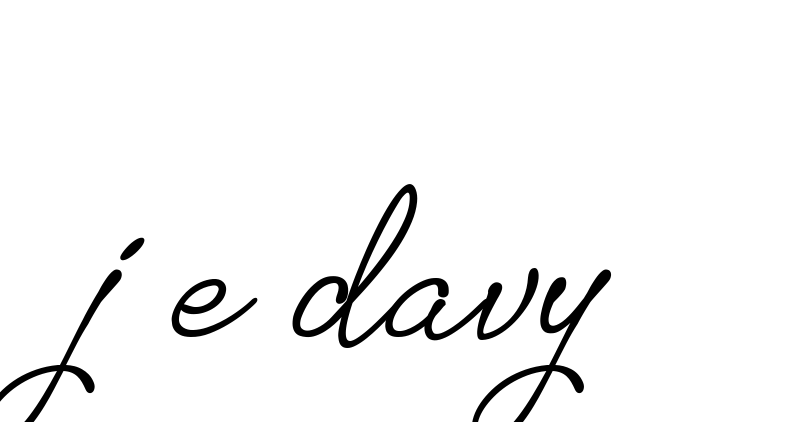 Handwritten Signature for J-e-davy - Style 151 Online