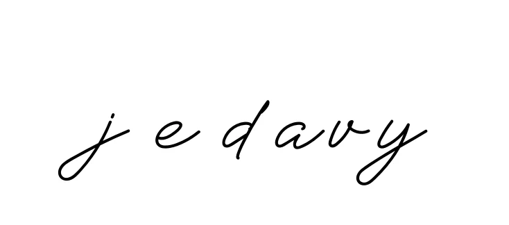 Handwritten Signature for J-e-davy - Style 152 Online
