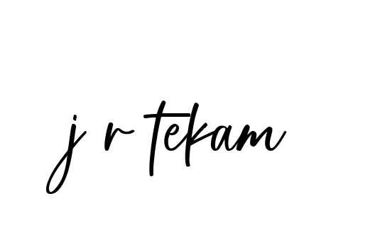 Handwritten Signature for J-r-tekam - Style 142 Online